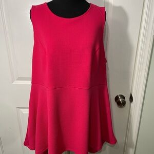 Torrid Pink Sleeveless Tunic Top CB-10